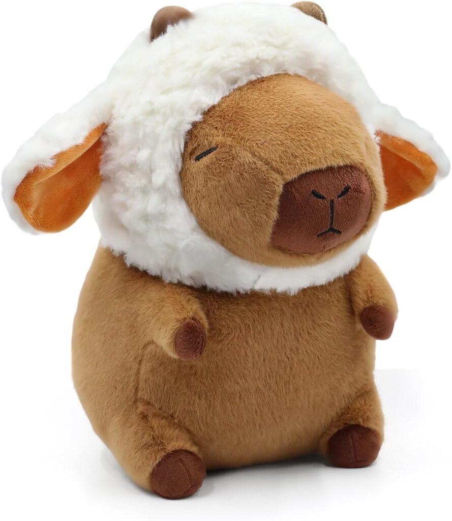 Peluche de Capibara Disfrazado de Cordero