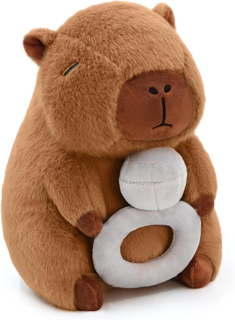 Peluche de Capibara con Anillo de Diamante