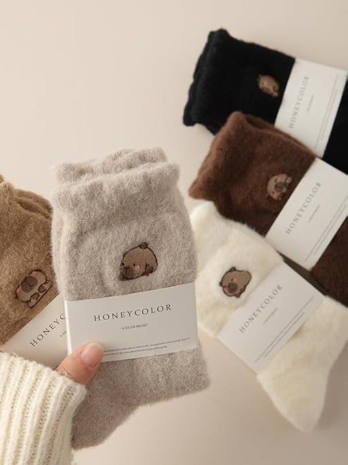 5 Pares de Calcetines Mullidos