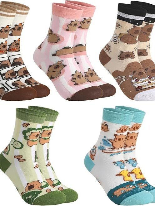5 Pares de Calcetines de Colores