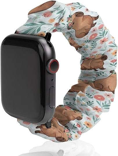 Correa elástica para Apple Watch con capibaras