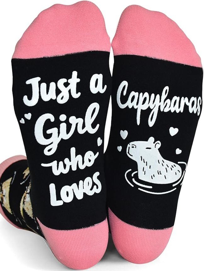 Hermosas Medias de Capibaras Rosas