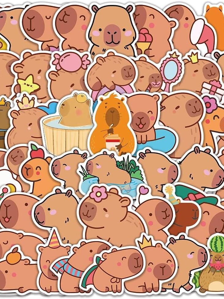 Calcomanías de Capibaras