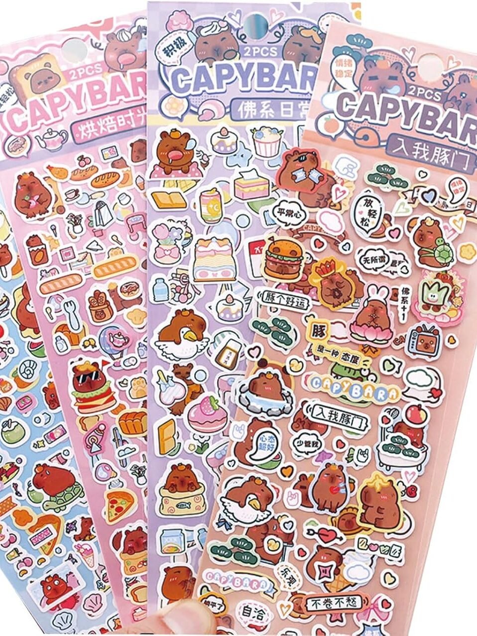 Calcomanías de Capibaras