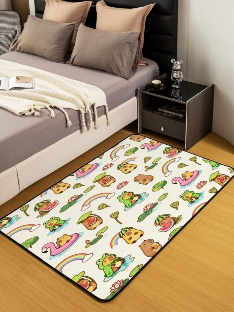 Alfombra Grande de Capibaras Muy Divertidos