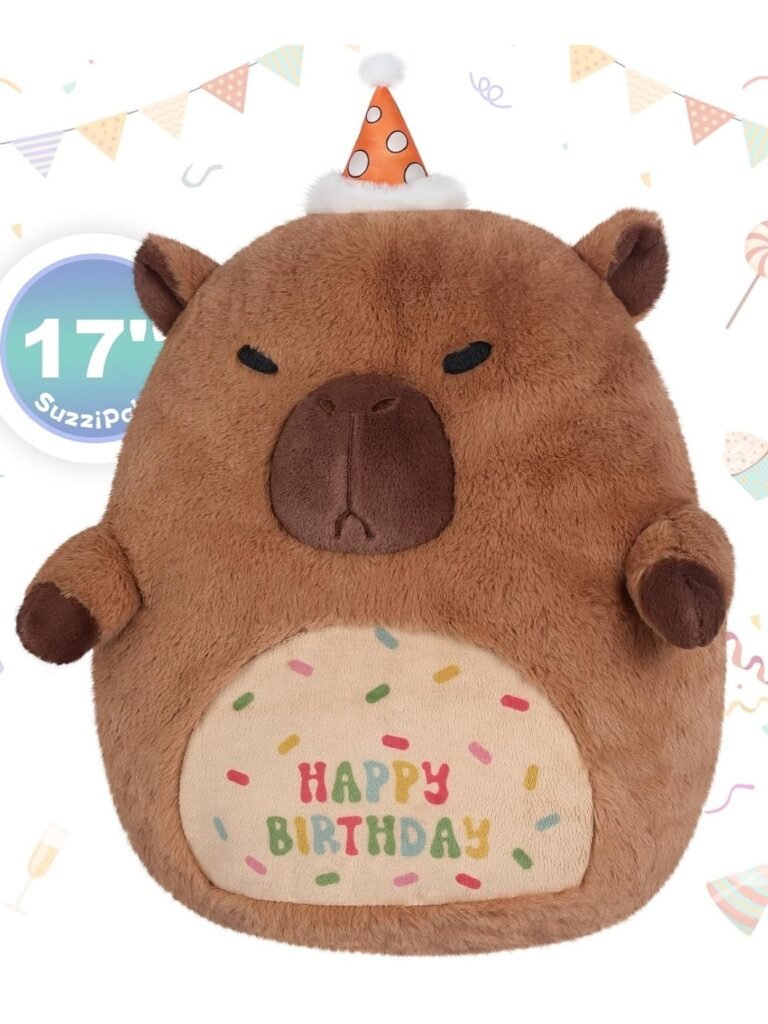 Almohada de Capibara Cumpleañero