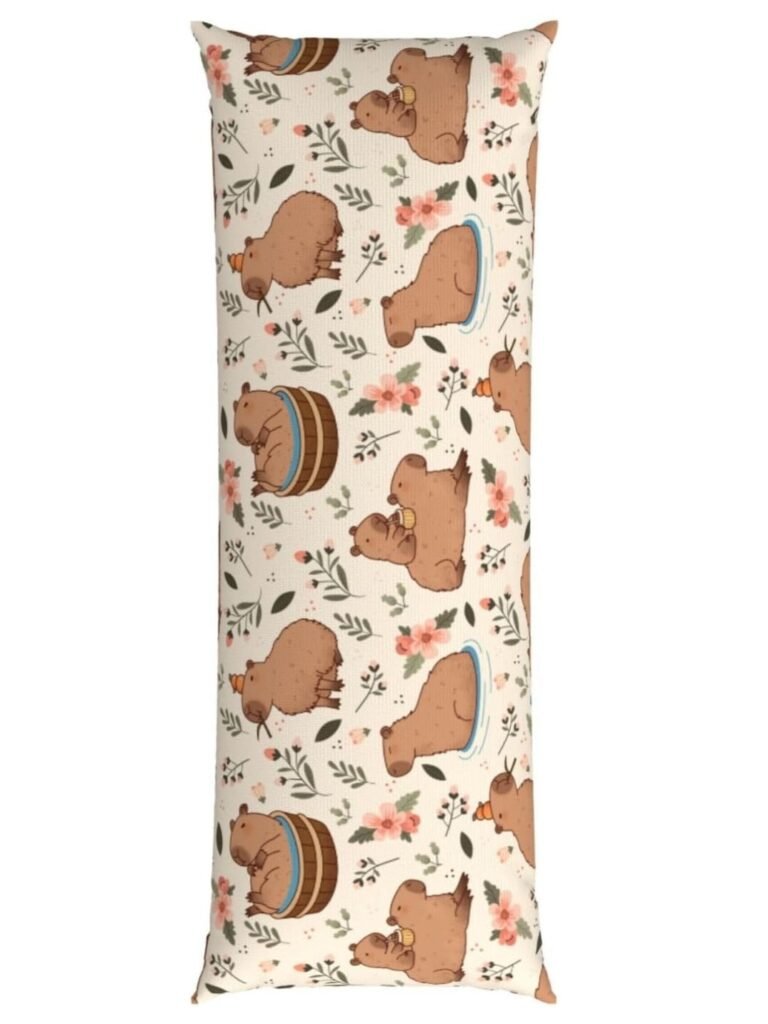 Funda de Almohada Corporal de Capibaras de 137cm