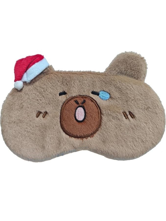 Antifaz de Capibara Navideño
