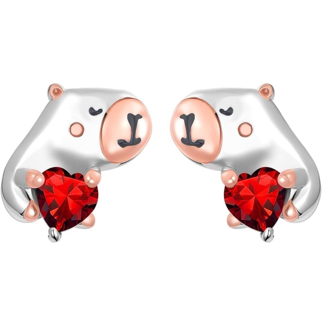Aretes de capibaras