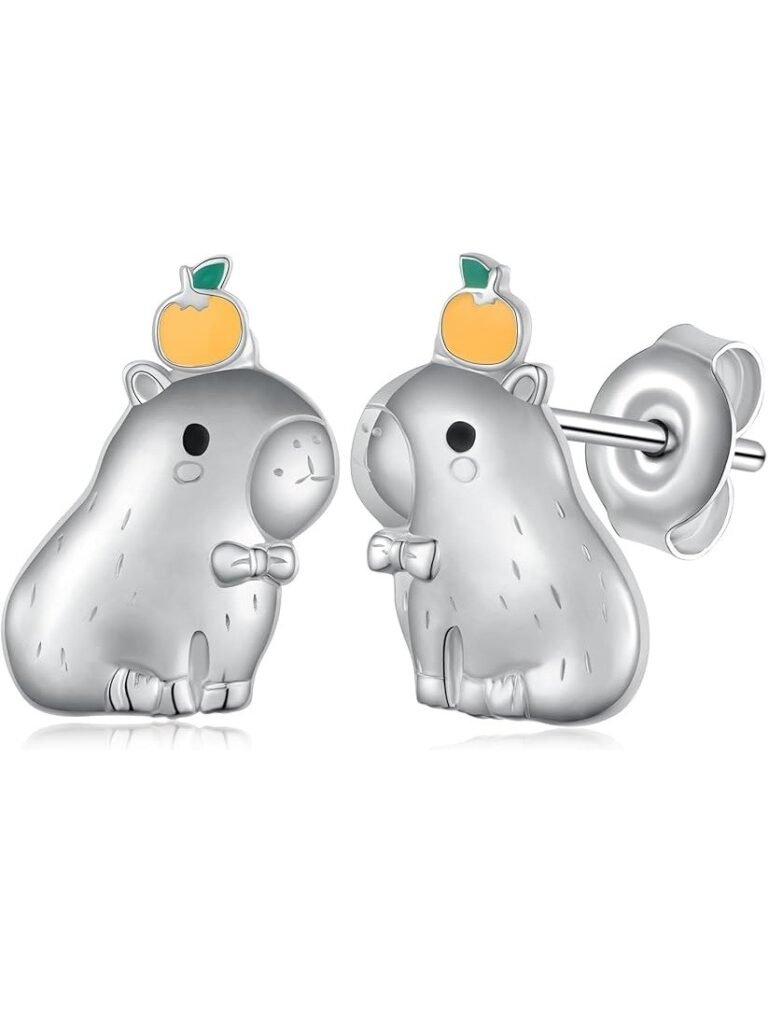 Aretes de Capibaras con Naranjas