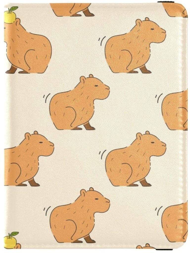 Billetera para Pasaporte de Capibaras