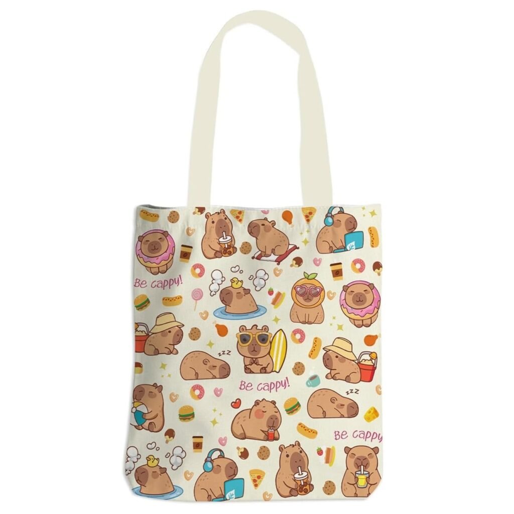 Bolso de Lona de Capibaras Divertidos