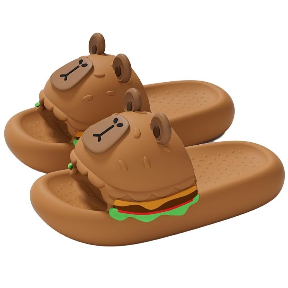 Sandalias de Capibaras Hamburguesas