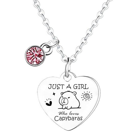 Dije Just a Girl Who Loves Capibaras